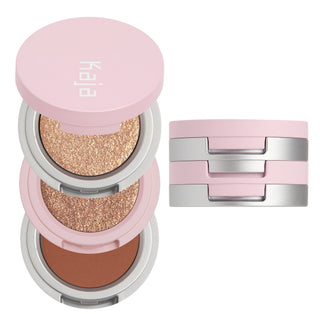 Kaja Beauty Bento eyeshadow trio in Roasted Chestnut product detail